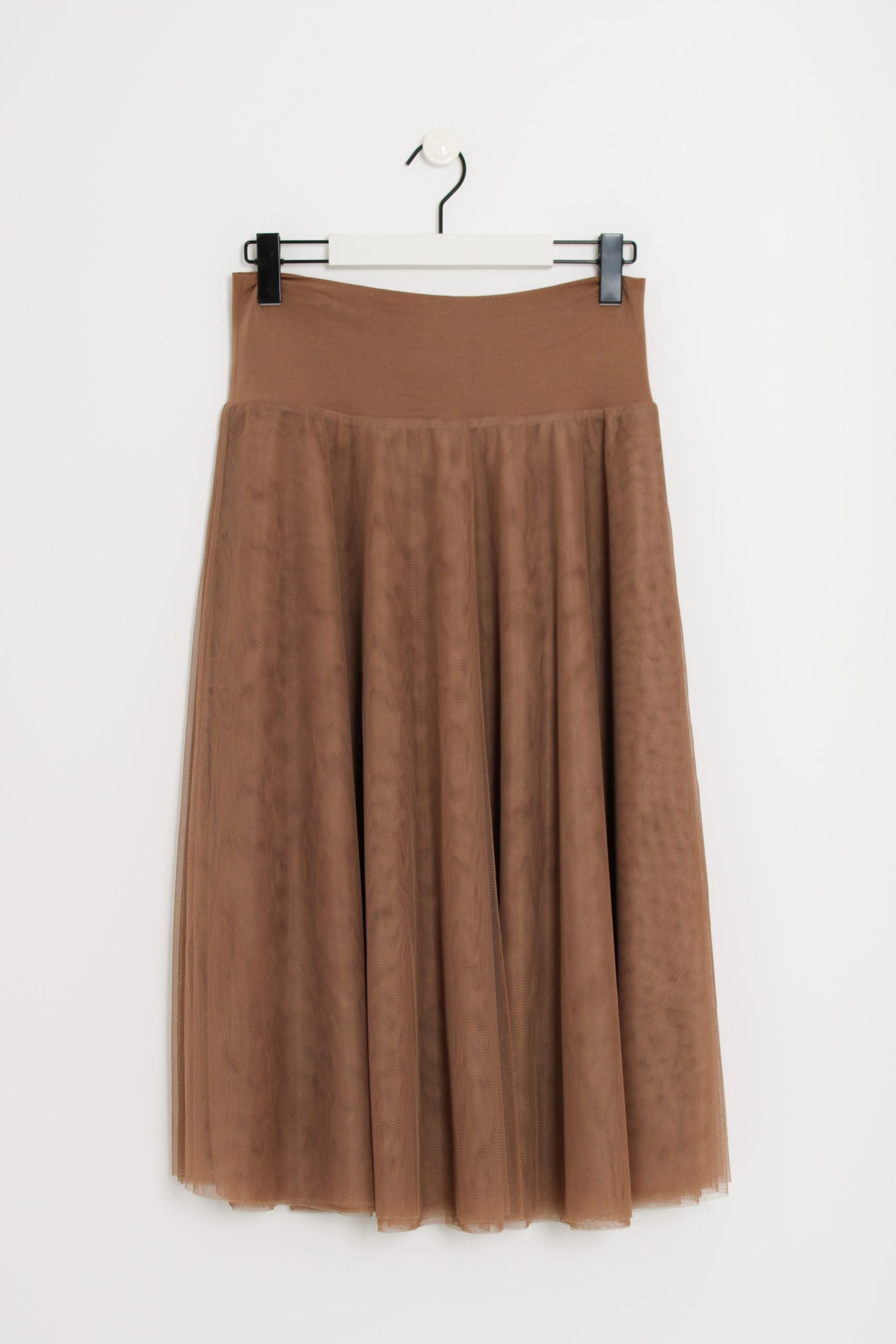 Brown mesh skirt - Swapology
